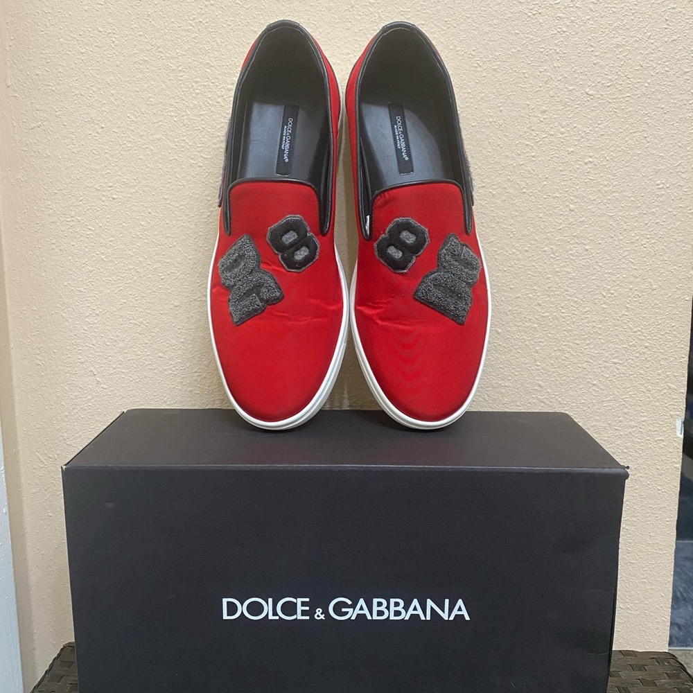 Dolce & Gabbana Mens Slip-On Sneakers